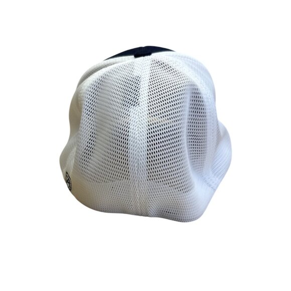 Richardson R-Active Navy & White Mesh Flexfit Hat Size SM-MD - Picture 4 of 9